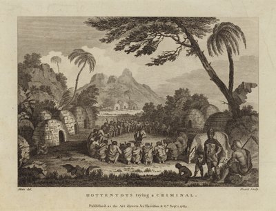 Hottentots bir suçluyu deniyor by English School