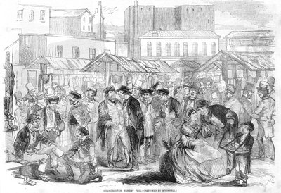 Houndsditch Pazar Fuarı, Londra by English School
