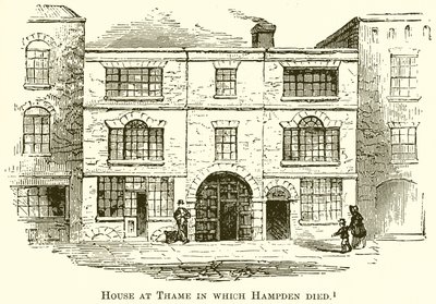 Hampden'in Öldüğü Thame'deki Ev by English School