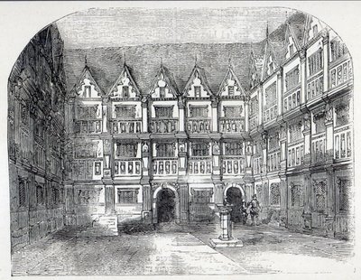 Sir Thomas Gresham Evi, Bishopsgate Caddesi, Londra by English School
