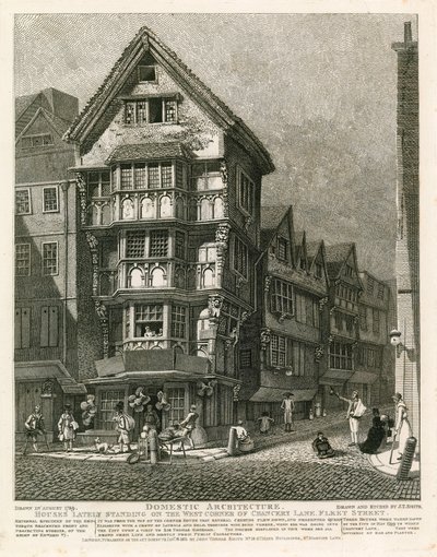 Son zamanlarda Chancery Lane, Fleet Street, Londra