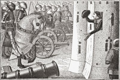 Jean Duc Alencon, söz konusu Alencon Kasabasını nasıl aldı, 1878 by English School