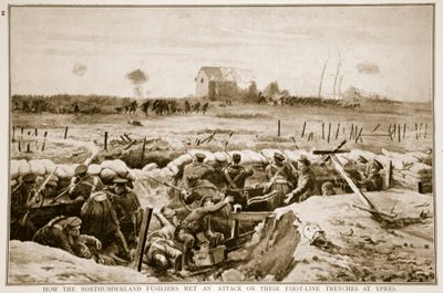 Northumberland Fusiliers, 1914-1919 yılları arasında Ypres