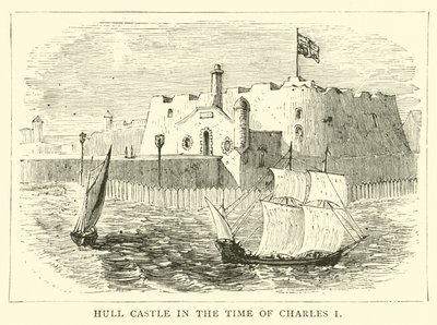 Charles I Zamanında Hull Kalesi by English School