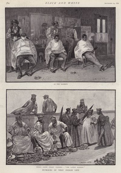 Batı Hint yaşamının mizahları (lito) by English School