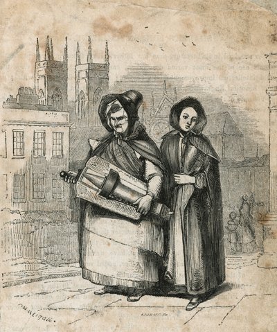 Hurdy gurdy anne ve kızı tarafından taşınıyor by English School