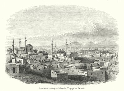 Iconium (Konia) (gravür) by English School