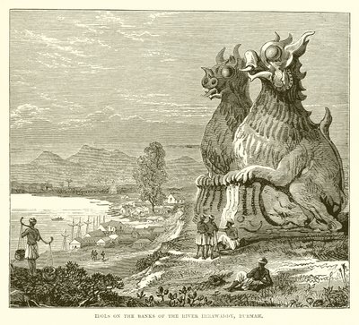Irrawaddy Nehri kıyısındaki idoller, Burmah by English School