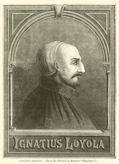 Ignatius Loyola (gravür) by English School