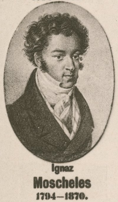 Ignaz Moscheles (gravür) by English School