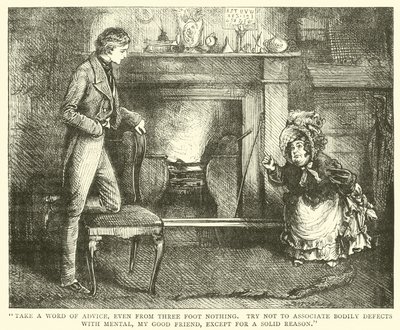 David Copperfield için çizim (gravür) by English School