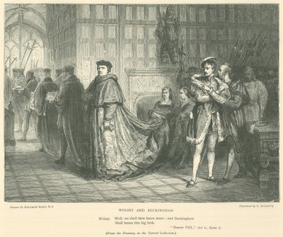 Kral Henry VIII için İllüstrasyon by English School