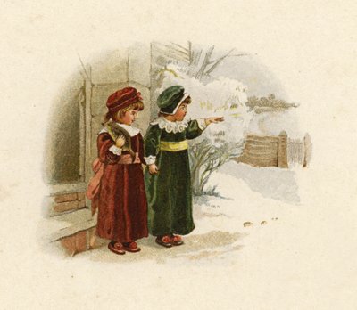 Noel Baba'nın Gelişi için İllüstrasyon by English School