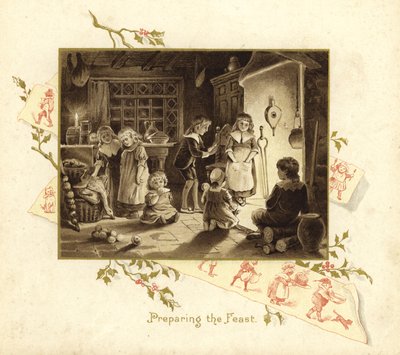 Noel Baba'nın Gelişi için İllüstrasyon by English School