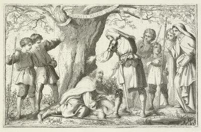 John Bunyan tarafından Pilgrims Progress için İllüstrasyon by English School