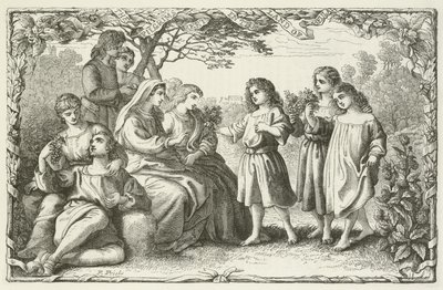 John Bunyan tarafından Pilgrims Progress için İllüstrasyon by English School