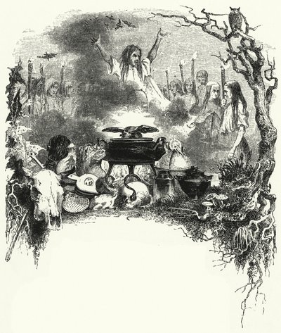 Bale için illüstrasyon, La Sylphide (gravür) by English School