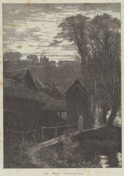 Karanlıkta (gravür) by English School