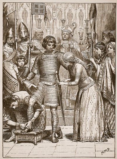 Şövalyelik düzenine başlama, Cassells Illustrated History of England