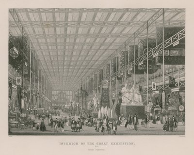 Büyük Serginin İç Mekanı, 1851, İngiliz Departmanı by English School