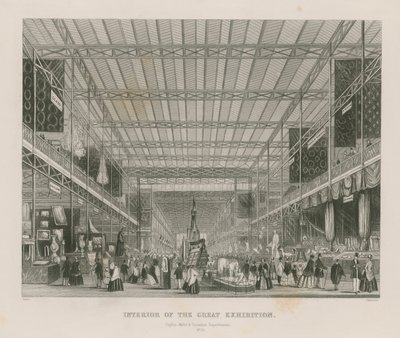 Büyük Serginin İç Mekanı, 1851, Seylan, Malta ve Kanada Departmanları by English School