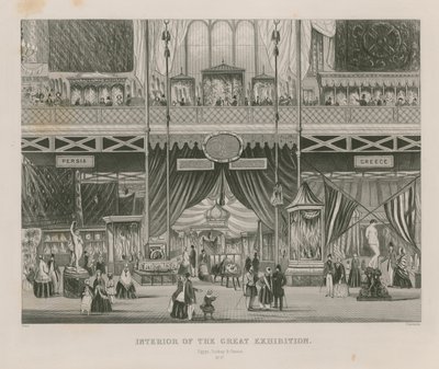 Büyük Serginin İç Mekanı, 1851, Mısır, Türkiye ve Yunanistan by English School