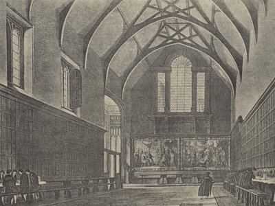 Salonun İçi, 1816 (gravür) by English School