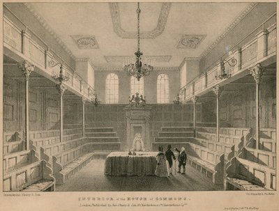 Avam Kamarası İçişleri, Westminster, Londra by English School