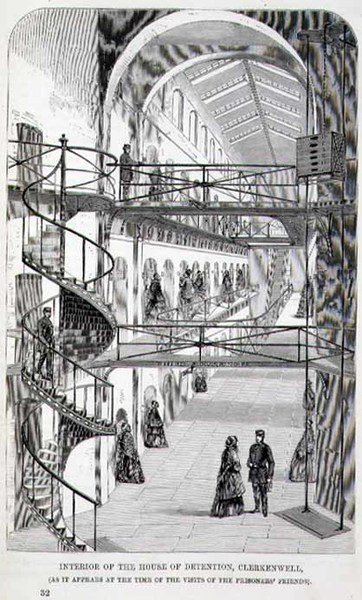 Gözaltı Evinin İçi, Clerkenwell, Henry Mayhew (1812-87) ve John Binn