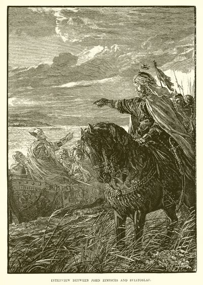 John Zimisces ve Sviatoslav arasındaki röportaj by English School