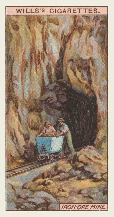 Demir cevheri madeni (chromolitho) by English School