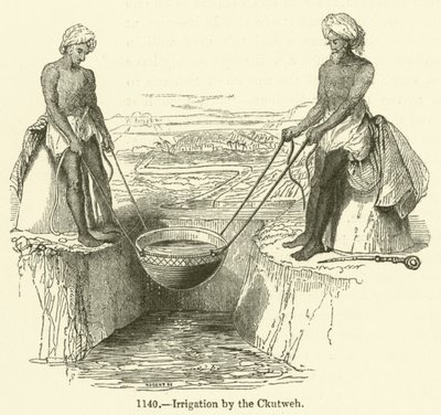 Ckutweh tarafından Sulama (gravür) by English School