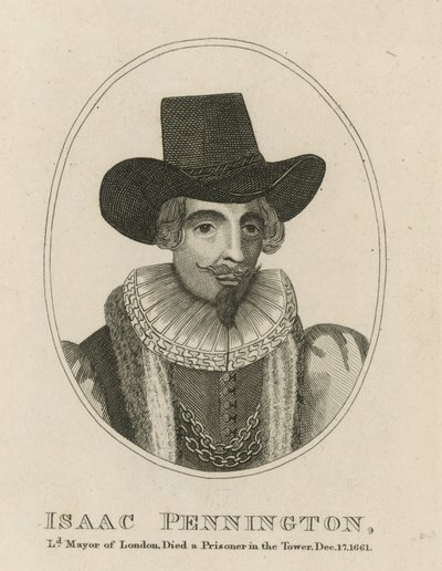 Isaac Pennington, Londra Belediye Başkanı by English School