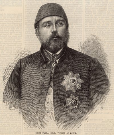 İsmail Pacha, GCB, Mısır Valisi by English School