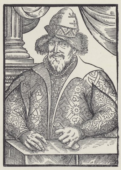 Ivan IV, Rus Çarı (lito) by English School