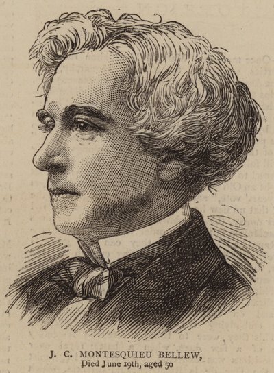 J C Montesquieu Bellew (gravür) by English School