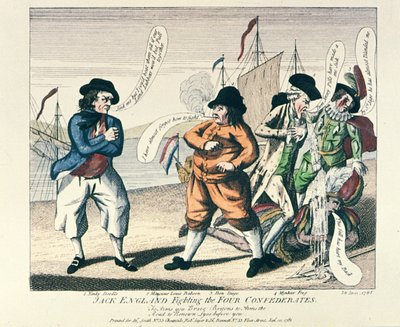 Jack England, Dört Konfederasyon ile savaşıyor by English School