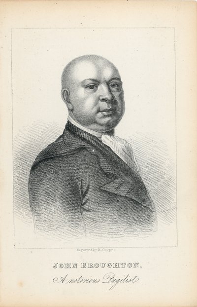 James Broughton, ünlü bir boksör by English School