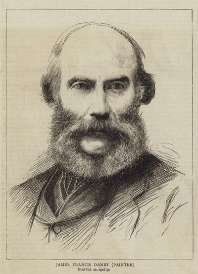 James Francis Danby, Ressam (gravür) by English School