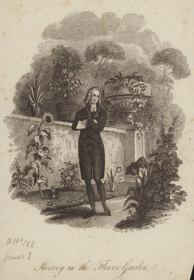 James Hervey çiçek bahçesinde by English School