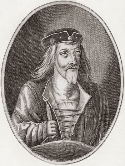 James I, İskoç Kralı by English School