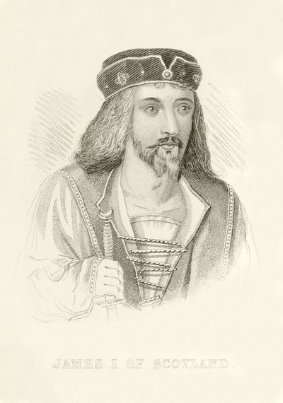 İskoçya Kralı I. James by English School