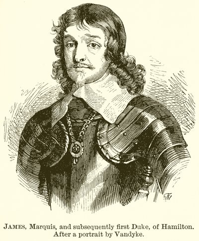 Hamilton James, Marquis ve Akabinde Birinci Duke, by English School