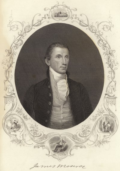 James Monroe by English School