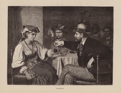 Kıskançlık (gravür) by English School