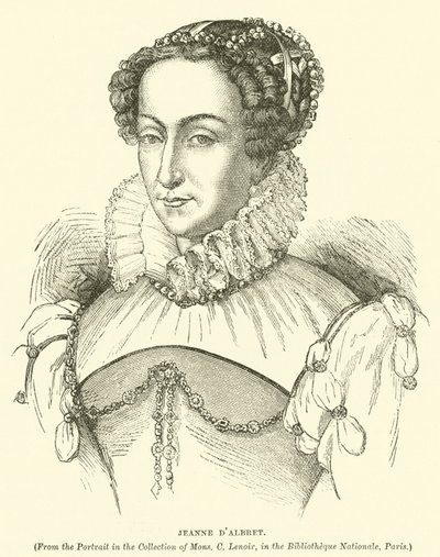 Joan of Albert (gravür) by English School