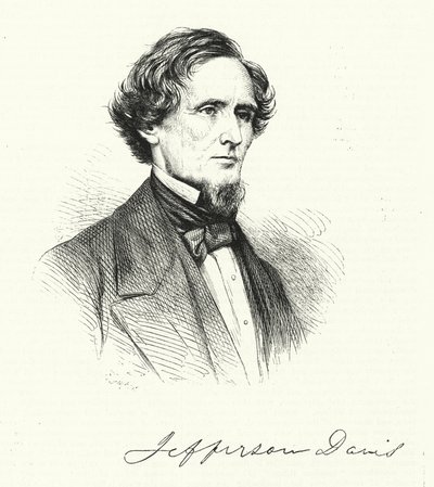 Jefferson Davis (gravür) by English School