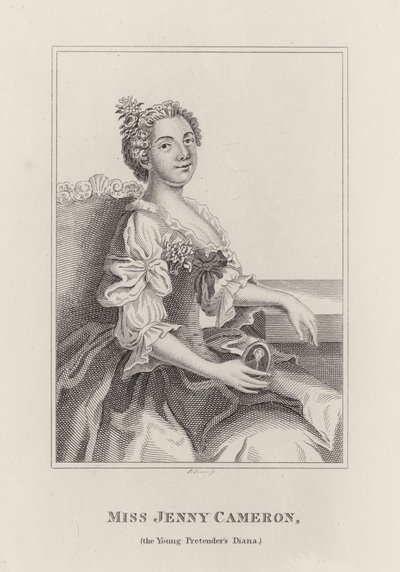 Jenny Cameron, Flora Macdonald (gravür) by English School