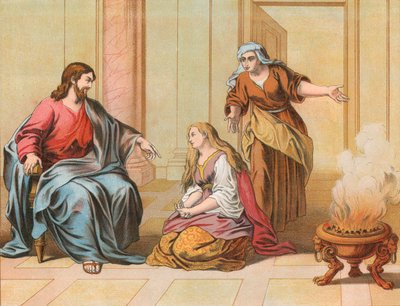 İsa, Marta ve Meryem