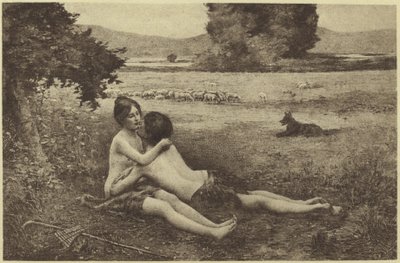 Raphael Collin tarafından Jeunesse (fotogravür) by English School